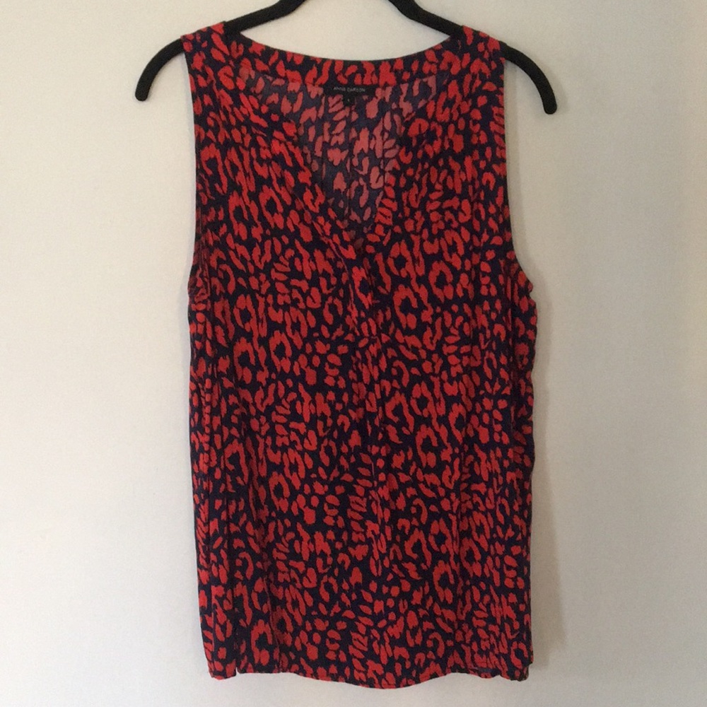 Anne Carson Sleeveless Blouse Size L